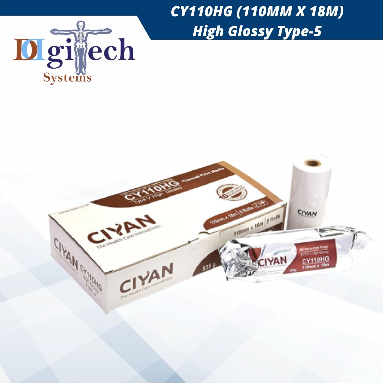 CY110HG (110MM X 18M) High Glossy Type-5​